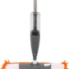 Clever Clean, Prime Spray Mop - Vloerwisser Met Spray Functie – Oranje/Grijs – Dweilsysteem Voor Alle Vloeren Met Microvezel Dweil