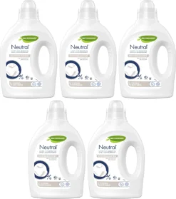 Neutral 0% Parfumvrij Vloeibaar Wasverzachter - 5 X 27 Wasbeurten - Voordeelverpakking