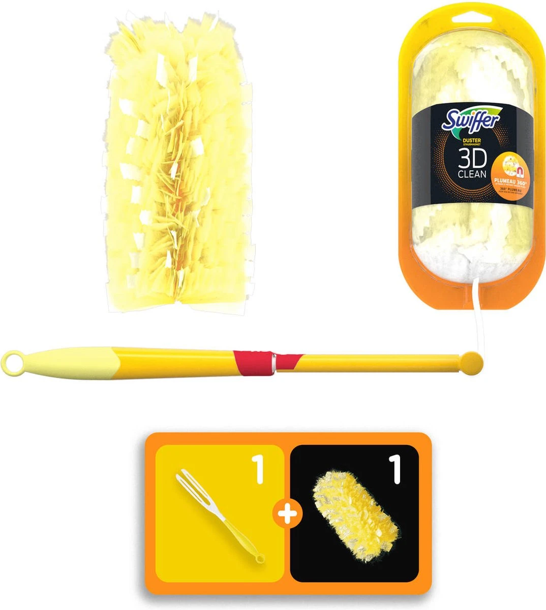 Swiffer Duster XXL - 1 Stofdoekje 360° 4 Swiffer Duster XXL - 1 Stofdoekje 360° - Afbeelding 4