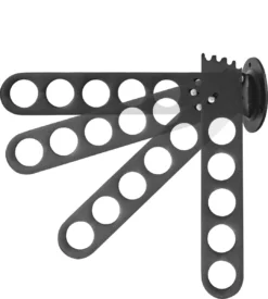 Wandhaak Met 5 Gaten Zwart - Wanddroogrek - Kleding Organizer - Wasrek Inklapbaar - Kast Organizer - Inklapbare Kledinghanger -Schoonmaakmiddelen 1079x1200 5