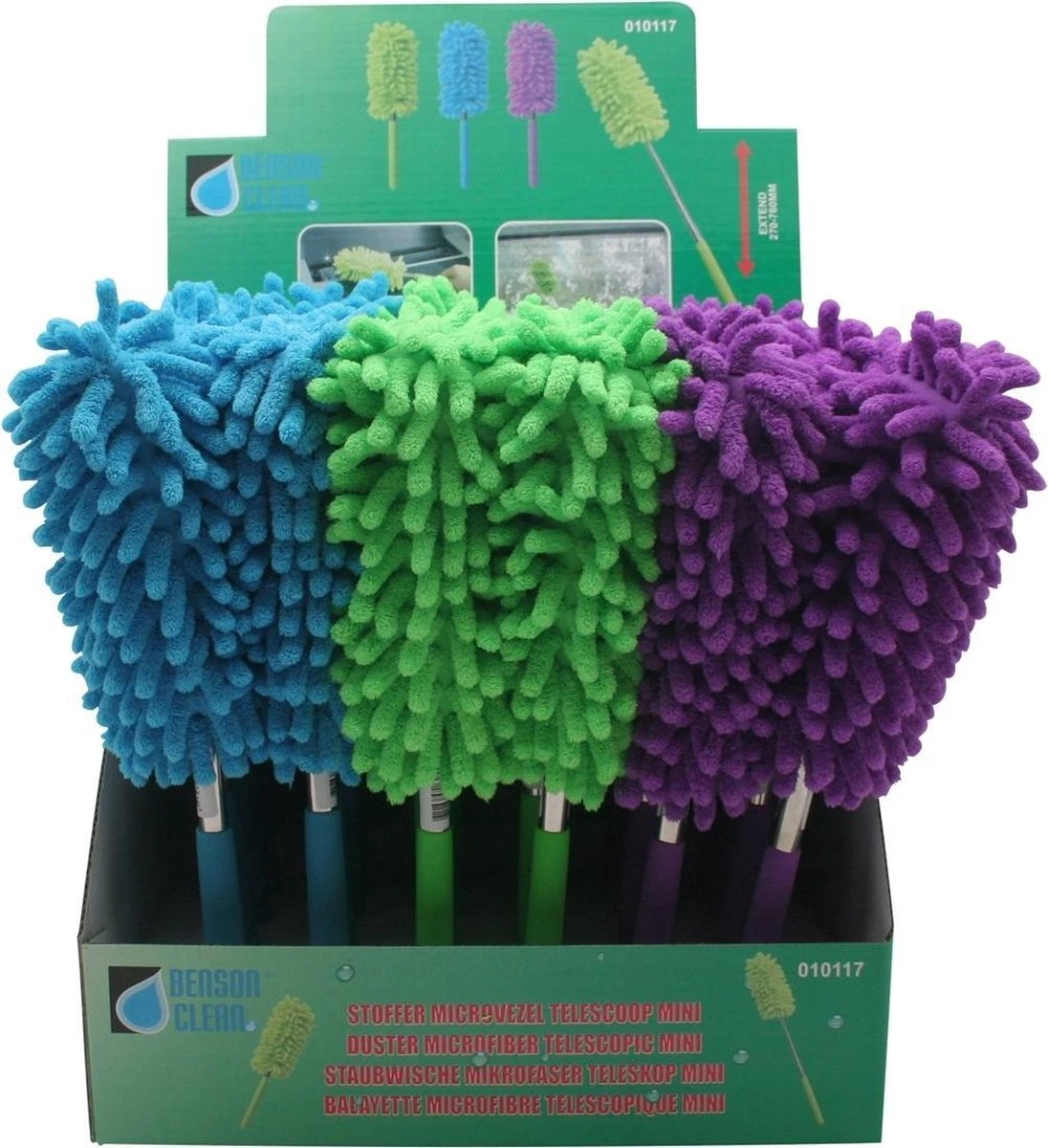 Benson Mini Stoffer - Plumeau Microvezel Telescoop 80 Cm 3 Benson Mini Stoffer - Plumeau Microvezel Telescoop 80 Cm - Afbeelding 3