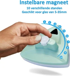 Topsupply® Magnetische Ramenwasser 5-35mm | Geschikt Voor HR / HR+++ | Magnetische Raamwisser Dubbel Glas | Verstelbare Ruitenreiniger | Anti Kras -Schoonmaakmiddelen 1105x1200 4