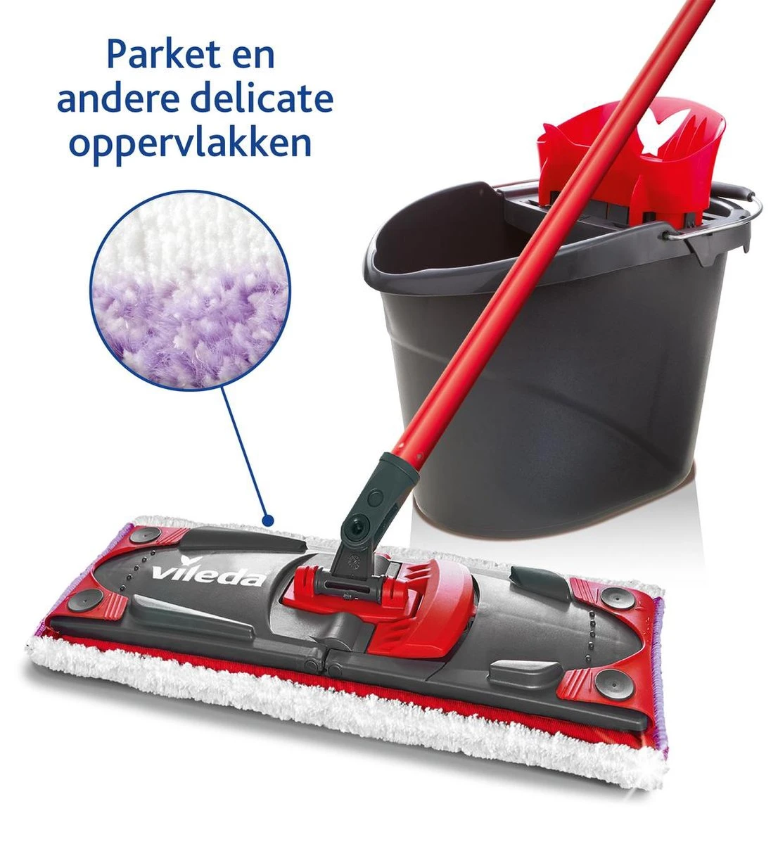 Vileda UltraMax Sensitive - Vervanging - Voor Parket En Delicate Vloeren 2 Vileda UltraMax Sensitive - Vervanging - Voor Parket En Delicate Vloeren - Afbeelding 2