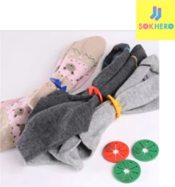 Sokhero - Sokken Waszak Cadeau - Wassen Sok Organiser - Wasmachine Sock Clips Wasnet - Ideale Praktische Knijpers Waslijn - Drogen Huishouden Wasknijpers - (15 Stuks 5 Kleuren Voor Sokken) -Schoonmaakmiddelen 1123x1200