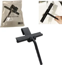 ATV PERFECTUM Douchewisser Zwart Met Ophangsysteem - Raamwisser- Trekker Douche - Silicone - 21cm X 16cm - Badkamer Accessoires - Douchewisser -Schoonmaakmiddelen 1139x1200 5