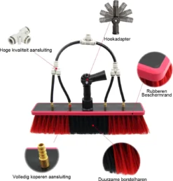 Kibani Telescoop Borstel 6m - Telescoopsteel Ramenwassen - Telescoopsteel Met Borstel - Telescoopsteel - Telescoopsteel Met Waterdoorvoer - Ramenwassen - Raamwisser Met Telescoopsteel - Telescoopstelen -Schoonmaakmiddelen 1147x1200 6