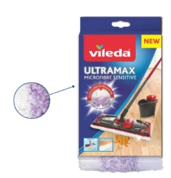 Vileda UltraMax Sensitive - Complete Set - Vlakke Microvezelmop + Emmer Met Pers - Voor Parket En Delicate Oppervlakken -Schoonmaakmiddelen 1151x1200 3
