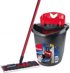 Vileda UltraMax Power 2in1 - Complete Set - Vlakke Microvezelmop + Emmer Met Pers -Schoonmaakmiddelen 1152x1200 3