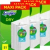 Swiffer Vloerreiniger - Droge Vloerdoekjes - Navullingen - Vangt En Houdt Stof Vast - Voordeelverpakking 3 X 51 Stuks