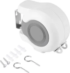 Proud Essentials Waslijn Uittrekbaar - Uittrekbare Waslijn - Waslijndraad Voor Binnen & Buiten - 26 Meter - Drooglijn - Alternatief Wasrek -Schoonmaakmiddelen 1159x1200 5