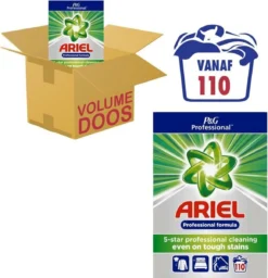 Ariel Waspoeder Actilift Voordeelverpakking | 110 Wasbeurten, 7,15KG - Ariel Regular Waspoeder | Voor Alle Soorten Was -Schoonmaakmiddelen 1160x1200