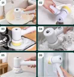 Apeiron Elektrische Schoonmaakborstel - Poetsmachine - Poliermachine - Schrobborstel - Handborstel - Werkborstel - Schrobber - Boorborstel - Wasborstel - Schoonmaakmiddelen - Reinigingsborstel - 3 Opzetstukken 19 Apeiron Elektrische Schoonmaakborstel - Poetsmachine - Poliermachine - Schrobborstel - Handborstel - Werkborstel - Schrobber - Boorborstel - Wasborstel - Schoonmaakmiddelen - Reinigingsborstel - 3 Opzetstukken -Schoonmaakmiddelen 1164x1200 7