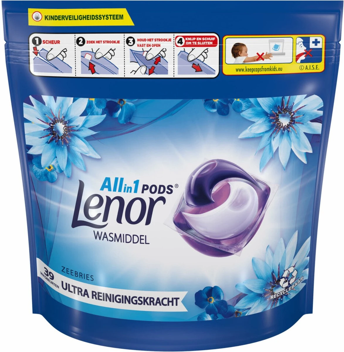 Lenor Wasmiddel All-in-1 Pods Zeebries 39 Stuks 1 Lenor Wasmiddel All-in-1 Pods Zeebries 39 Stuks