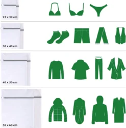 Merkloos Waszak 7x- Waszakken Voor Wasgoed- Laundry Bag- Incl. BH Waszakje Lingerie- Travel Organizer Bags-Set Van 7 -Schoonmaakmiddelen 1178x1200 3