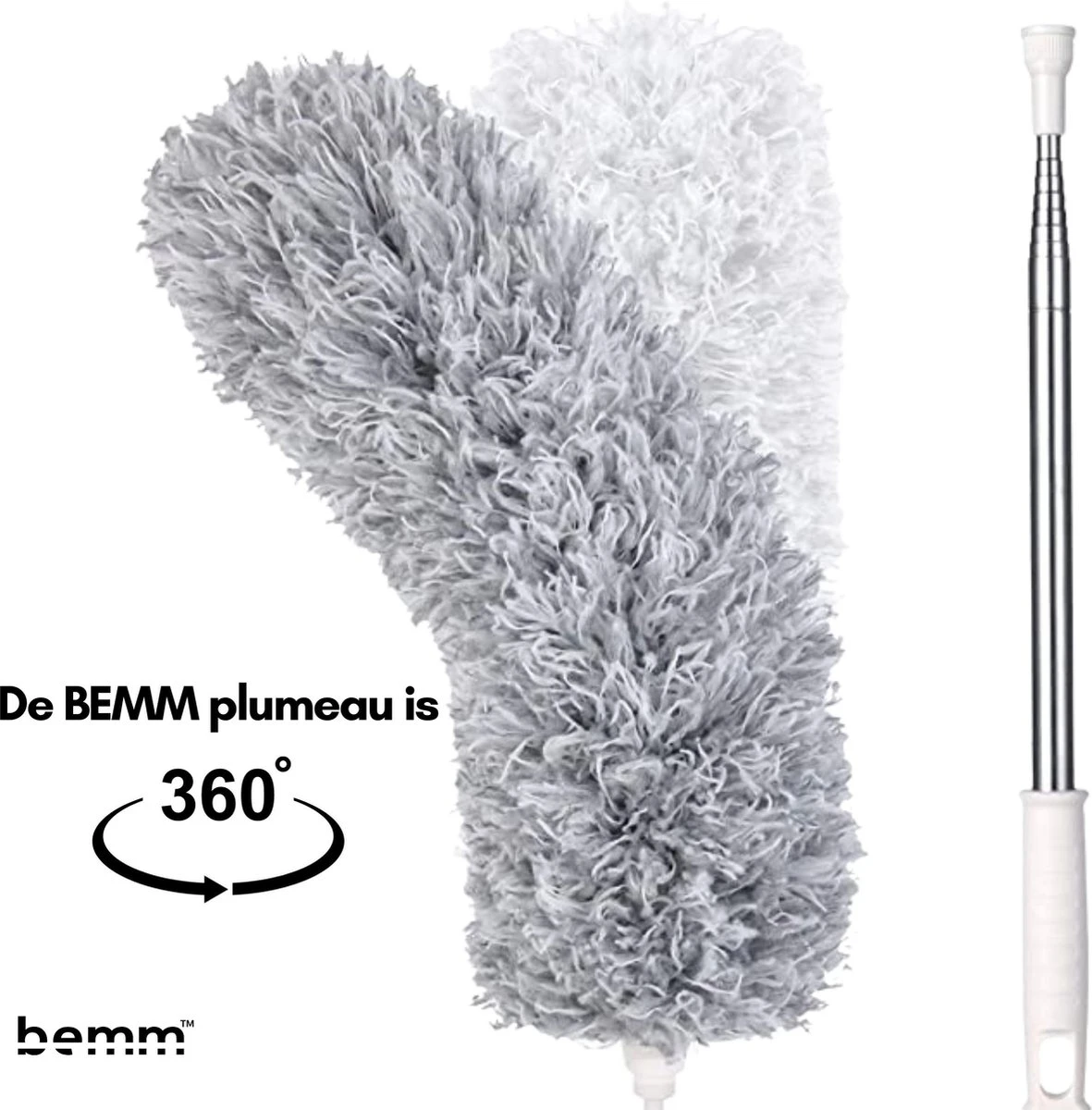 Plumeau - 280 Cm - Uitschuifbaar - Ragebol - Wasbaar - 360° - Flexibel 5 Plumeau - 280 Cm - Uitschuifbaar - Ragebol - Wasbaar - 360° - Flexibel - Afbeelding 5