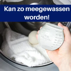 Waspakket - 6 Drogerballen - 2 Wasbollen - Maatschepje - Wasdoekje - Doseerbol - Wasbol - Doseerbollen -Schoonmaakmiddelen 1191x1200 1