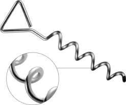 Monzana Grondankers 4 Stuks 42,5cm – Met 4 Spanbanden - RVS -Schoonmaakmiddelen 1200x1002 4