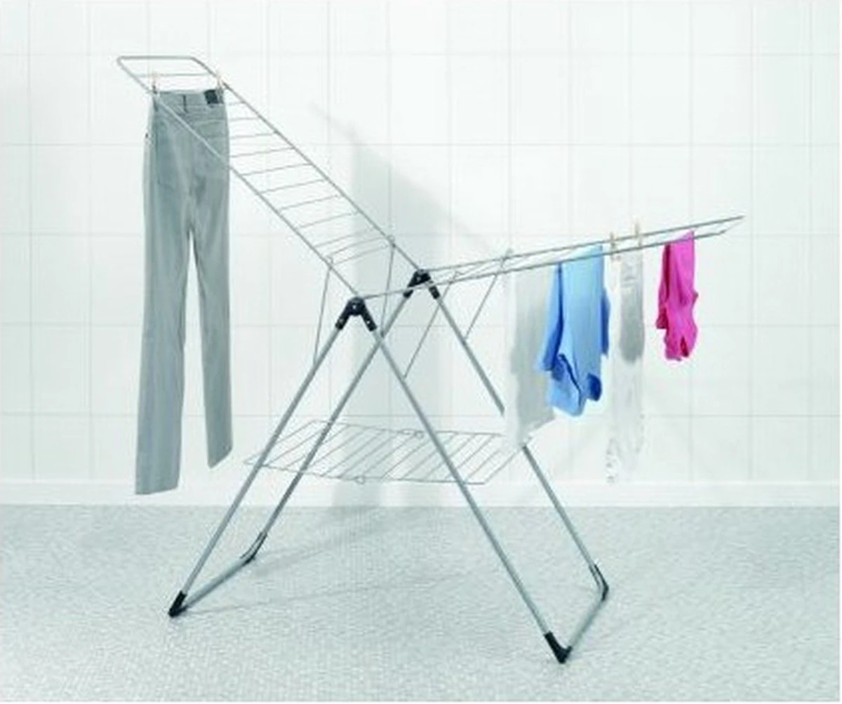 Brabantia Droogrek Inklapbaar T Model - 20 M - Metallic Grey 15 Brabantia Droogrek Inklapbaar T Model - 20 M - Metallic Grey - Afbeelding 15