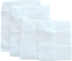 Orange85 Waszak - 4-Delige Set - Lingerie - Bh - Kleding - Met Ritssluiting - Waszakje - Groot - Klein - Wasgoed - Wasmachine - Wasnet - Polyester - Laundry Bag -Schoonmaakmiddelen 1200x1017