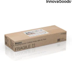 Opvouwbaar Elektrisch Droogrek Met Luchtstroom Breazy InnovaGoods (12 Stangen) 24W -Schoonmaakmiddelen 1200x1018