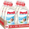 Persil® Persil Sensitive Gel - Vloeibaar Wasmiddel - Baby En Gevoelige Huid - Voordeelverpakking - 6 X 20 Wasbeurten