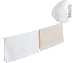 Leifheit Wanddrooglijn Rollfix Single 80 Longline - 8 M Drooglengte - Ophangbaar - Wit -Schoonmaakmiddelen 1200x1044