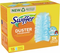 Swiffer Duster Trap & Lock Wisser - Voordeelverpakking 3 X 15 Navullingen -Schoonmaakmiddelen 1200x1061 1