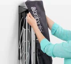 Brabantia WallFix Wanddroger - Met Beschermhoes - 24 M - Metallic Grey -Schoonmaakmiddelen 1200x1075 3