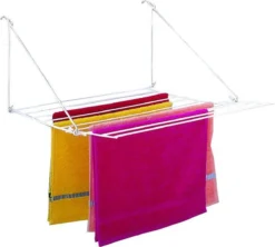 Metaltex Breda Hangdroogrek - 7m Drooglengte - Ophangbaar - Wit