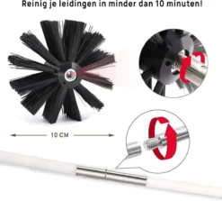 Kibani Schoorsteenborstel 7 Meter - Schoorsteenreiniger - Schoorsteenveger - Schoorsteenveegset - Schoorsteen Borstel - Veegkit - Borstelset Voor Boormachine - Boormachine -Schoonmaakmiddelen 1200x1085 2