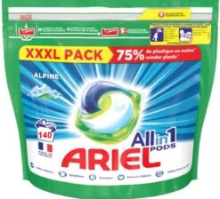 Ariel All In 1 Wasmiddel Pods Alpine - 2x70 Wasbeurten - Voordeelverpakking