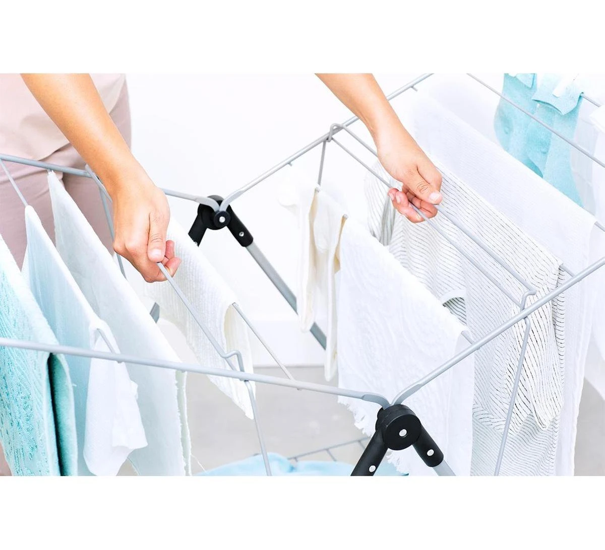 Brabantia Droogrek Inklapbaar T Model - 20 M - Metallic Grey 11 Brabantia Droogrek Inklapbaar T Model - 20 M - Metallic Grey - Afbeelding 11