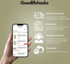 Goodlifehacks Originele XL 6 Stuks Drogerballen - Wasbollen - Wasverzachter - Zero Waste Dryerballs - Duurzaam - Herbruikbare Droogballen - Wit & Grijs - Energie Besparen -Schoonmaakmiddelen 1200x1093