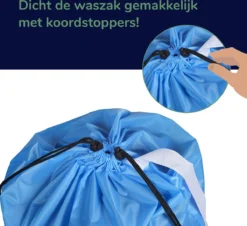 Wonair - Grote Waszak - 60x90cm - Hemelsblauw - Met Trekkoord En Draagband 11 Wonair - Grote Waszak - 60x90cm - Hemelsblauw - Met Trekkoord En Draagband -Schoonmaakmiddelen 1200x1097 4