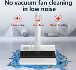 Royalty Line Vloerreiniger - Elektrische Rolveger - Elektrische Vloerreiniger - Steelstofzuiger Draadloos - Elektrische Bezem - Elektrische Veegborstel - 0,7 Liter - Draadloos - Incl. Accu En Lader - Wit / Zwart -Schoonmaakmiddelen 1200x1107 2