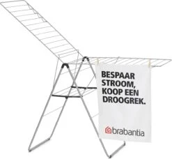 Brabantia HangOn Droogrek Inklapbaar - 25 Meter - Metallic Grey -Schoonmaakmiddelen 1200x1110 8