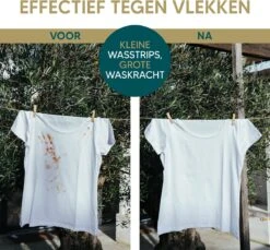 Wasmiddeldoekjes - Ongeparfumeerd Wasstrips 128 Wasbeurten – Wasmiddel Wasdoekjes - Natuurlijke Wasverzachter – Vegan – Zero Waste -Schoonmaakmiddelen 1200x1111 1
