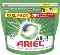 Schoonmaakmiddelen 36 2x Ariel Wasmiddel 3in1 Pods Original 70 Stuks