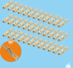 LaundrySpecialist® Houten Wasknijpers (84mm) - 36 Stuks 10 LaundrySpecialist® Houten Wasknijpers (84mm) - 36 Stuks -Schoonmaakmiddelen 1200x1126 15