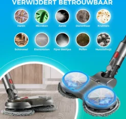 Elektrische Mop Dweil Voor Dyson Steelstofzuiger - Dweilsysteem Voor V7 / V8 / V10 / V11 Series - Vloerwisser - Vloermop -Schoonmaakmiddelen 1200x1132 2