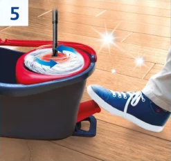 Vileda TURBO 3in1 Mop Met Zwenkkop + Pedaalemmer -Schoonmaakmiddelen 1200x1134 1