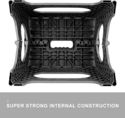 Buxibo - Kruk - Krukje - Keukentrap - Keukentrapje - Opvouwbaar Trapje - Keuken/Badkamer/Schuur Trapje - 29 X 24 X 40cm -Schoonmaakmiddelen 1200x1134 6