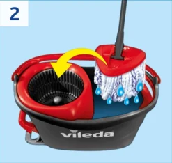 Vileda TURBO 3in1 Mop Met Zwenkkop + Pedaalemmer -Schoonmaakmiddelen 1200x1135 4