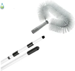 Ragebol Driehoek Met Telescoopsteel, Plumeau Uitschuifbaar Tot 6 Meter