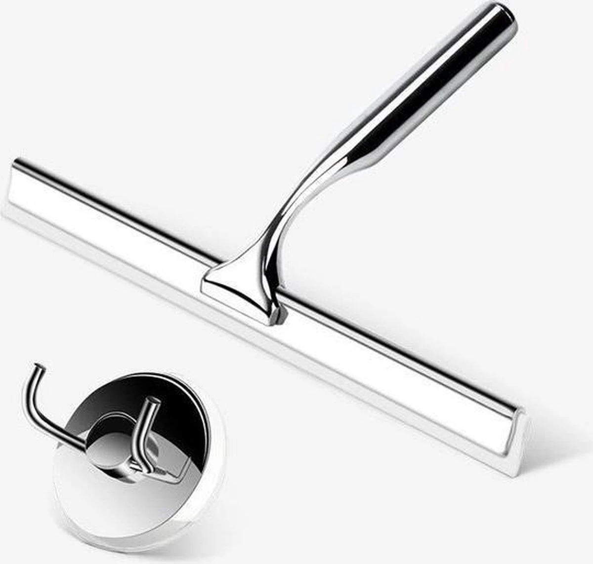 Merkloos Luxe Douchewisser 25 Cm - Aluminium - Inclusief Ophangsysteem - Trekker - Badkamer Accessoires - Raamwisser - Roestvrij Staal 5 Merkloos Luxe Douchewisser 25 Cm - Aluminium - Inclusief Ophangsysteem - Trekker - Badkamer Accessoires - Raamwisser - Roestvrij Staal - Afbeelding 5