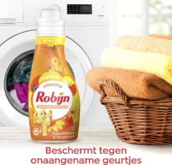 Robijn Classics Passiebloem & Bergamot Wasverzachter - 4 X 30 Wasbeurten - Voordeelverpakking -Schoonmaakmiddelen 1200x1156 6