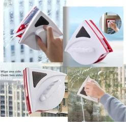 Merkloos Magnetische Raamwisser - Ruitenreiniger - Inclusief 24 Sponsjes + 4 Wissers + 4 Buttons -Schoonmaakmiddelen 1200x1159 7