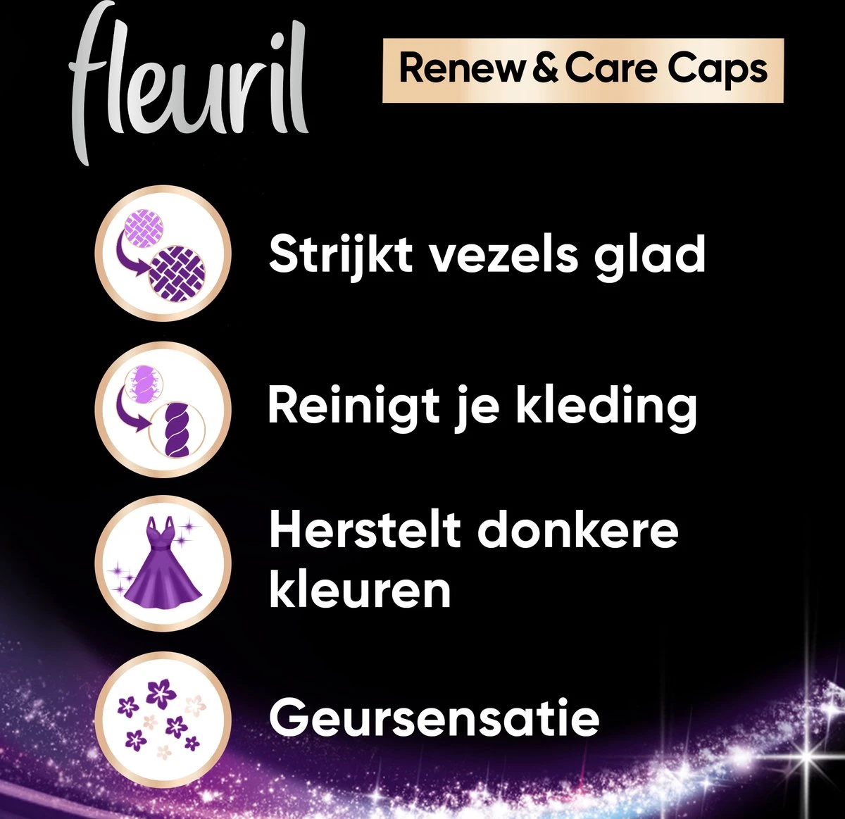 Fleuril Renew Zwart - Vloeibaar Wasmiddel - Voordeelverpakking - 65 Wasbeurten 7 Fleuril Renew Zwart - Vloeibaar Wasmiddel - Voordeelverpakking - 65 Wasbeurten - Afbeelding 7