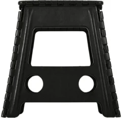 Merkloos Verdikt Kunststof Klapkruk-draagbaar-opvouwbare Kruk-Met Antislip Oppervlak Zwart 29x22cmx45cm -Schoonmaakmiddelen 1200x1167 12