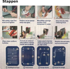 Merkloos Magnetische Raamwisser - Ruitenreiniger - Inclusief 24 Sponsjes + 4 Wissers + 4 Buttons -Schoonmaakmiddelen 1200x1173 7